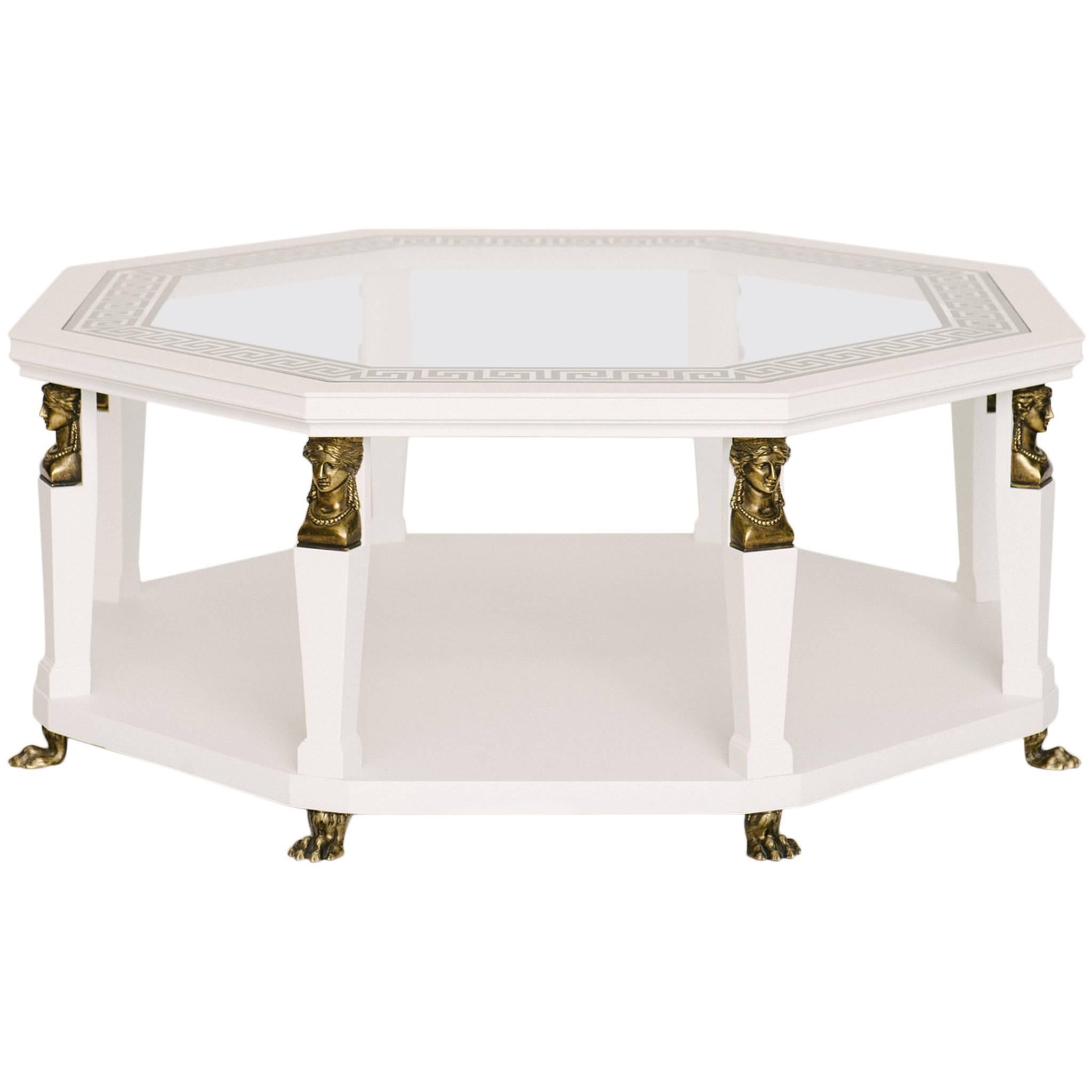 Baker Octagon Cocktail Table