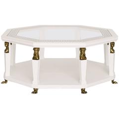 Baker Octagon Cocktail Table