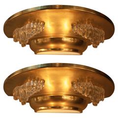 Pair of French Art Deco Wall Sconces