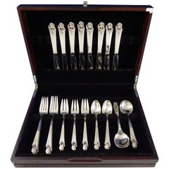 Woodlily by Frank Smith Sterling Silver Flatware Set for Eight Service 40 Pieces