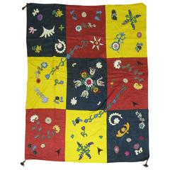 Vintage Uzbek Textile Embroidery 9