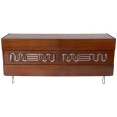 Six-Drawer Chest with Sculptural Hardware by Edmund Spence 8