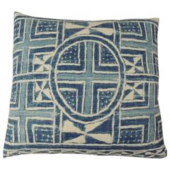 African Indigo Textile Floor Pillow