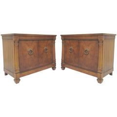 Pair of Hollywood Regency Nightstands by Heritage, circa 1960s