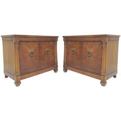 Pair of Hollywood Regency Nightstands by Heritage, circa 1960s