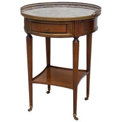 Directoire Style Gueridon with Marble Top