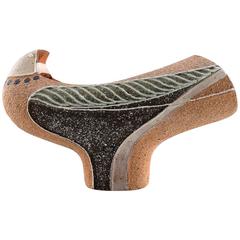 Thomas Nittsjö Large Unique Ceramics Figure in the Form of a Bird, 1960s 5