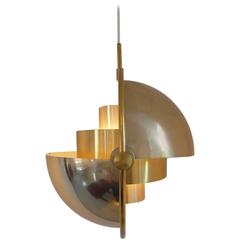Louis Weisdorf Brass Multi-Lite Pendant for Lyfa 10