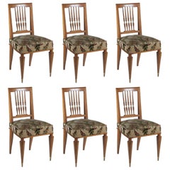 Used Etienne Martin Set of Six Dining Chairs