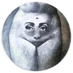 Piero Fornasetti Plate Tema E Variazioni #281