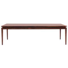 Rosewood Coffee Table with Floating Table Top Danish, Mid-Century Modern Rosewood Coffee Table with Floating Table Top Danish, Mid-Century Modern