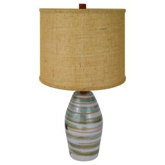 Gordon Martz for Marshall Studios Swirled Glaze Lamp