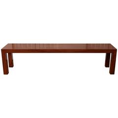 Danish Modern Rosewood Console Sofa Table
