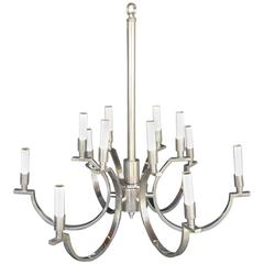 French Art Deco Chandelier 8