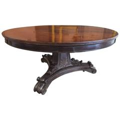 19th Century Mahogany Regency Style Table 4