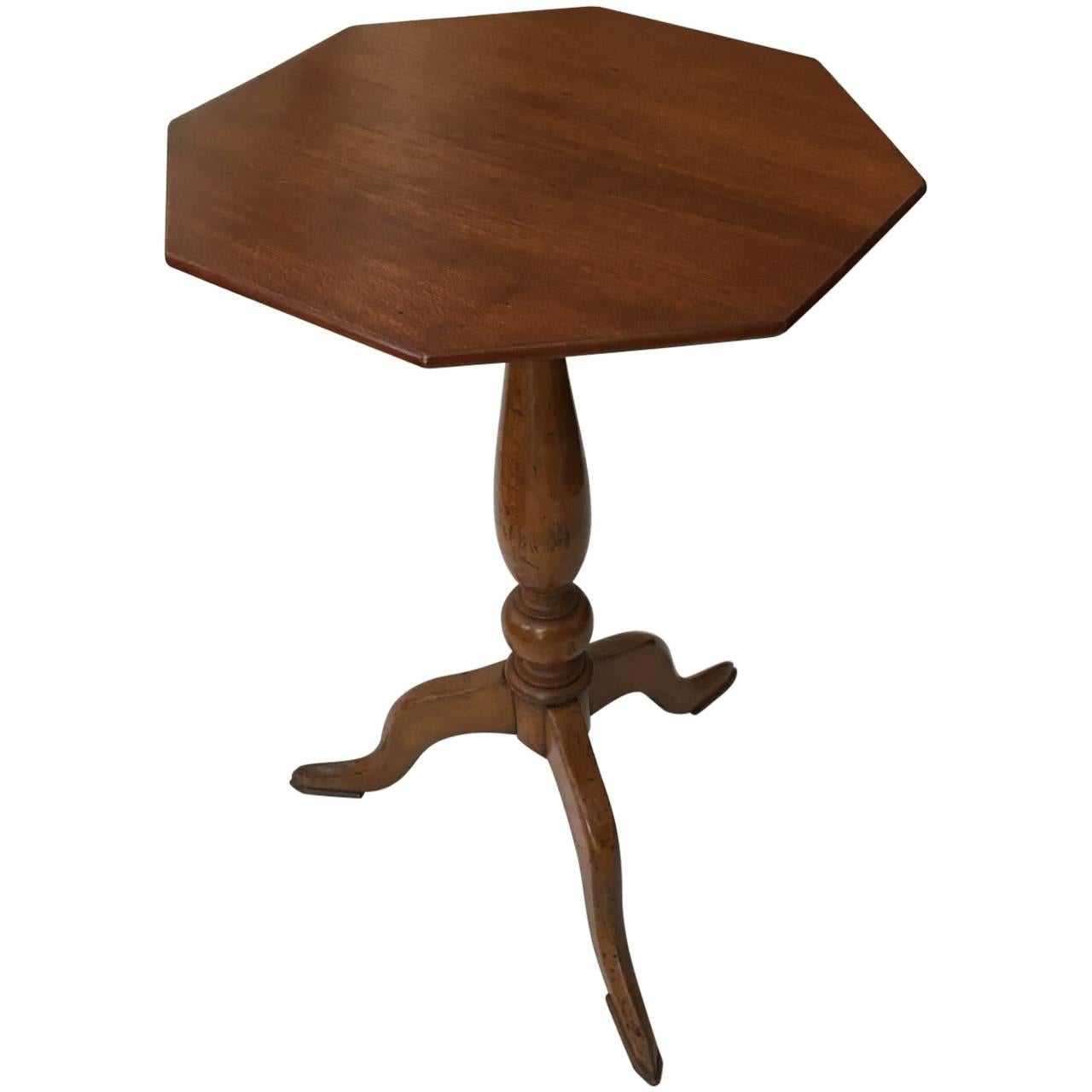 19th Century Continental Fruitwood Table