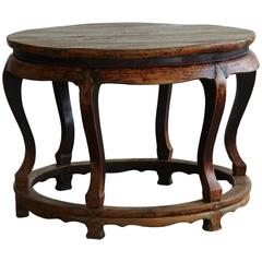 Antique Chinese Round Center Table 1