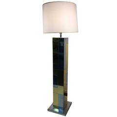 Great "Cityscape" Floor Lamp by Paul Evans for Directional