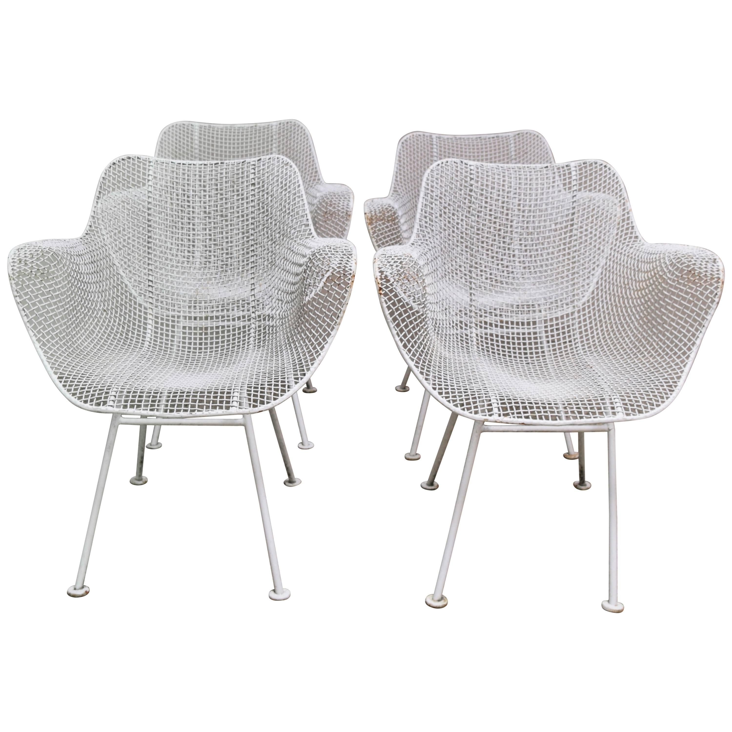 Four Russell Woodard Sculptura Armchairs For Sale