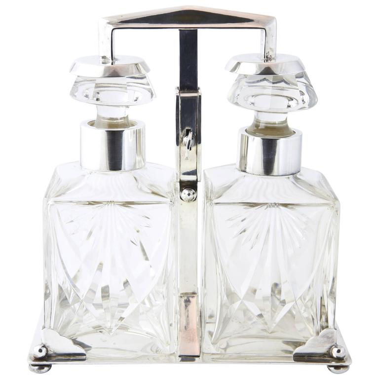 WMF Art Deco Tantalus Decanter Set For Sale at 1stdibs