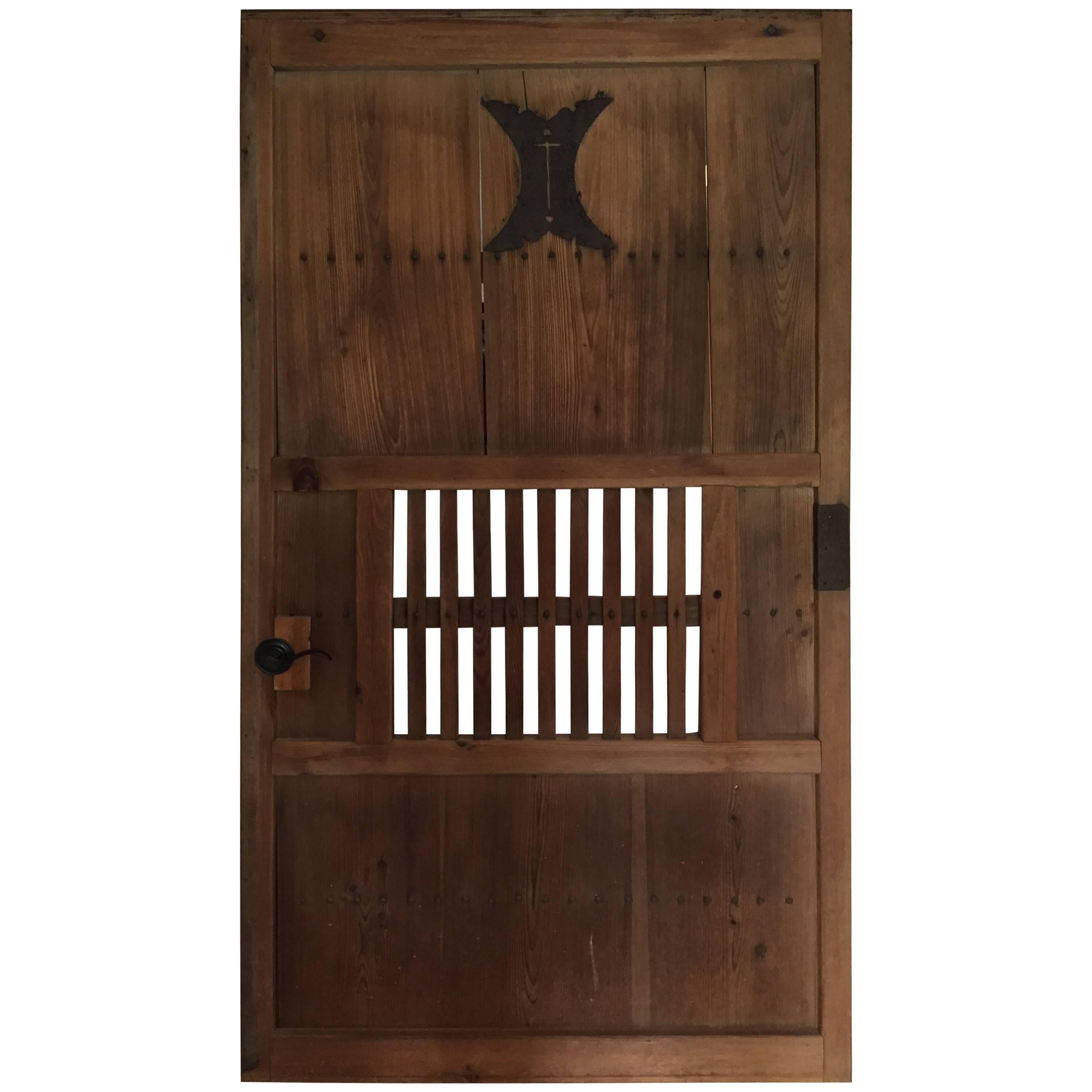 Handsome Big Antique Japanese Kura Store House Door