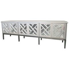 Lacquered Chippendale Credenza