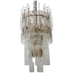 Italian Murano Glass Links Chandelier by Mazzega 3