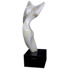 Vintage Abstract Turkish Onyx Torso by Robert I. Russin 7