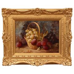 "Grapes and Plums" Oil Painting by Vincent Clare
