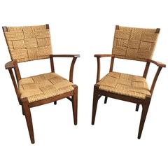 Pair of Audoux-Minet Armchairs