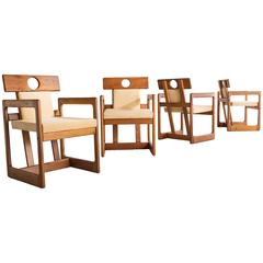 Set of Four "Cuibá" Dining Chairs by Sergio Rodrigues, Brazil, 1985 6