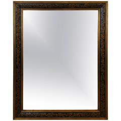 Hand Painted and Gold Gilt La Barge, Signed Mirror 12