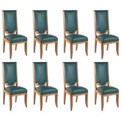 Maurice Jallot Set of Eight Dining Chairs 12