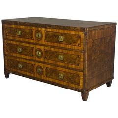 18th Century Italian Inlaid Commode or Chest of Drawers