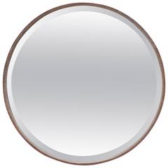 Italian Hammered Bronze Round Mirror by Fabio Bergomi 7