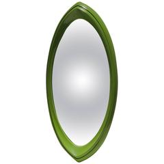 1970s Pop Art Oval Mirror in the Style of Verner Panton 6