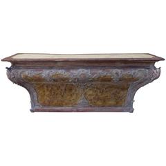 18th Century Italian Painted Altar Table