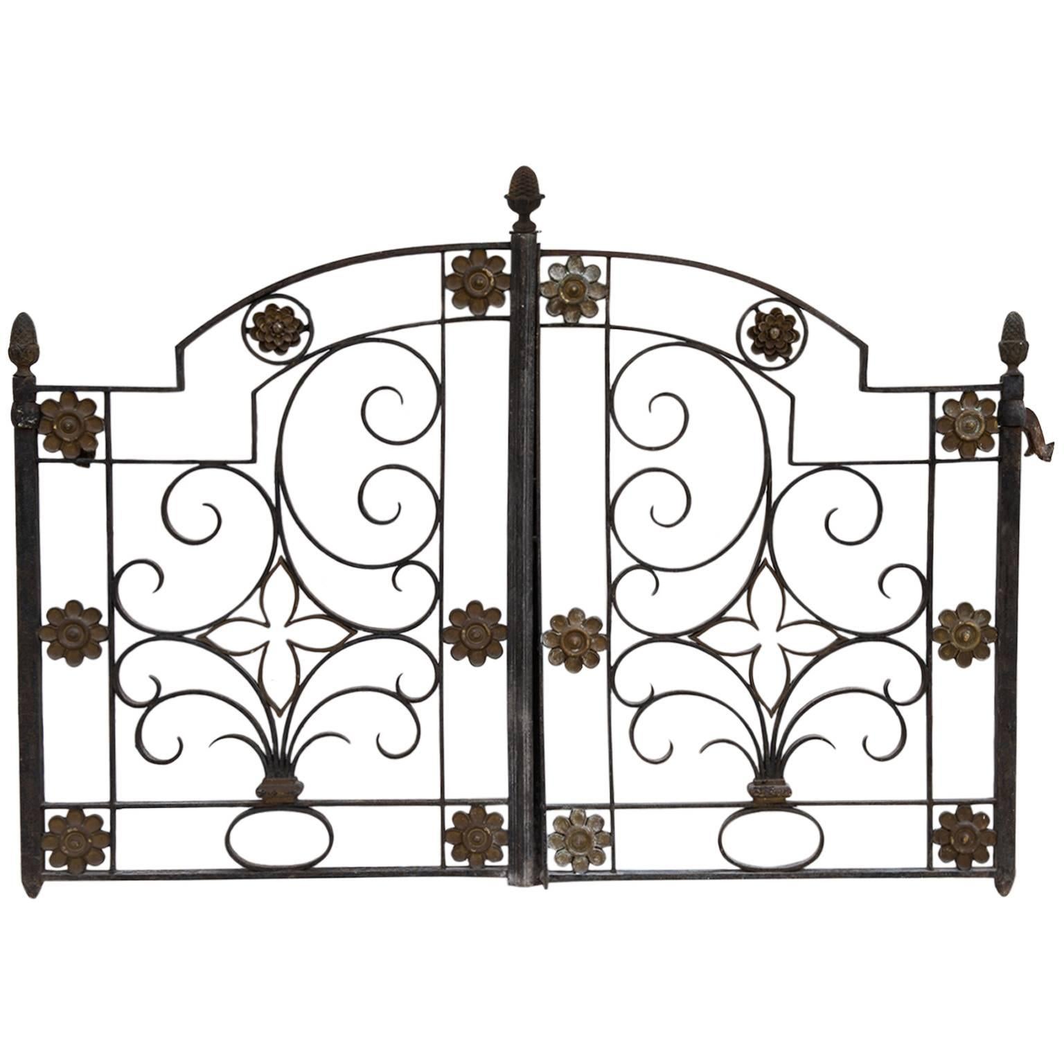   Little Antique Interior Gate or Bed Headboard