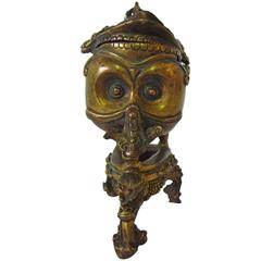 Small Gilt Bronze Kapala