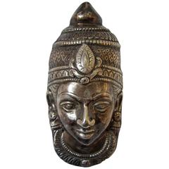 Silver Parvati Mask