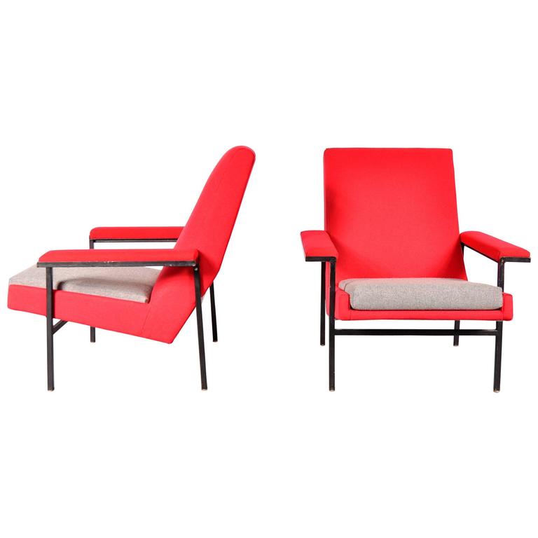 Pair Of Arp Chairs For Steiner France Circa 1950