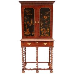 Mahogany English Cabinet from the 18th Century