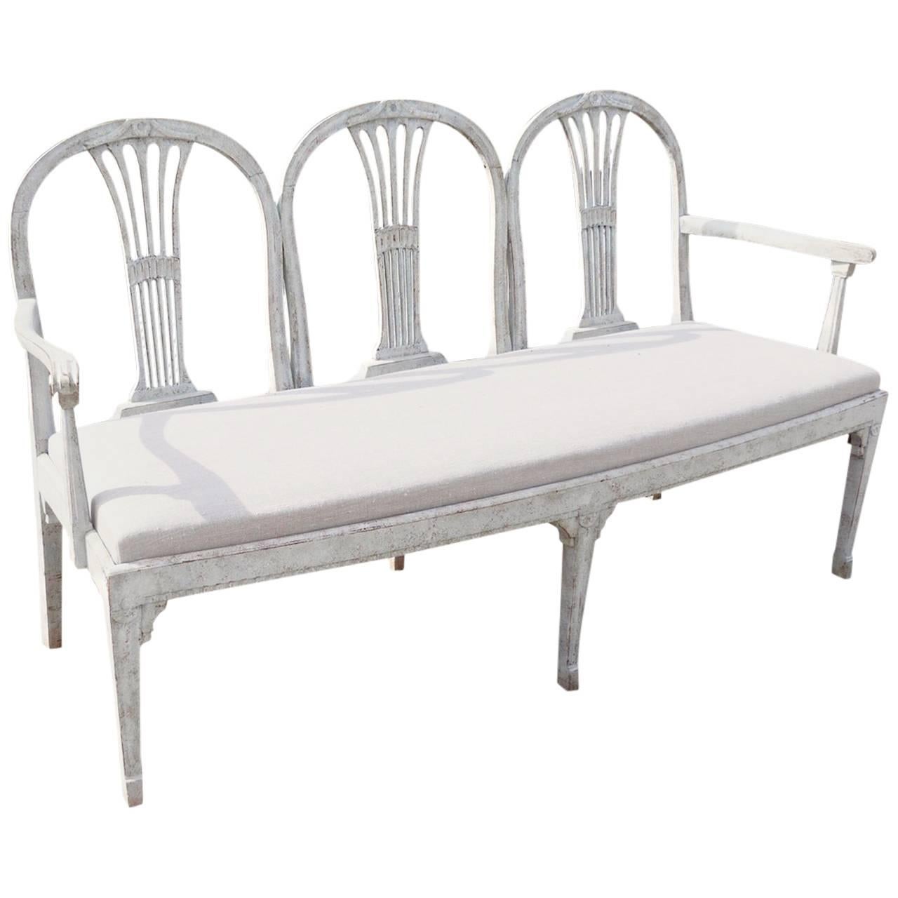 Swedish 18th Century Bench For Sale