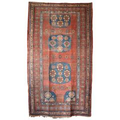 Early 19th Century East Turkestan Khotan Carpet