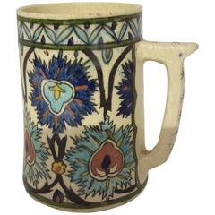 Antique French Samson Iznik Style Islamic Ceramic Mug, circa 1900