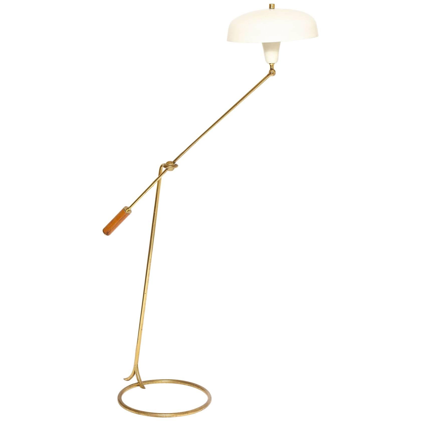 Arredoluce/Italian Articulated Floor Lamp, 1950s