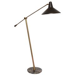 Arredoluce/ Italian Articulated Floor Lamp, 1950s