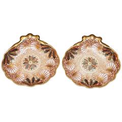 Pair of 19th Century Spode Shell Form Sweetmeat Dishes 3