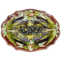 Portuguese Palissy Style Platter 2