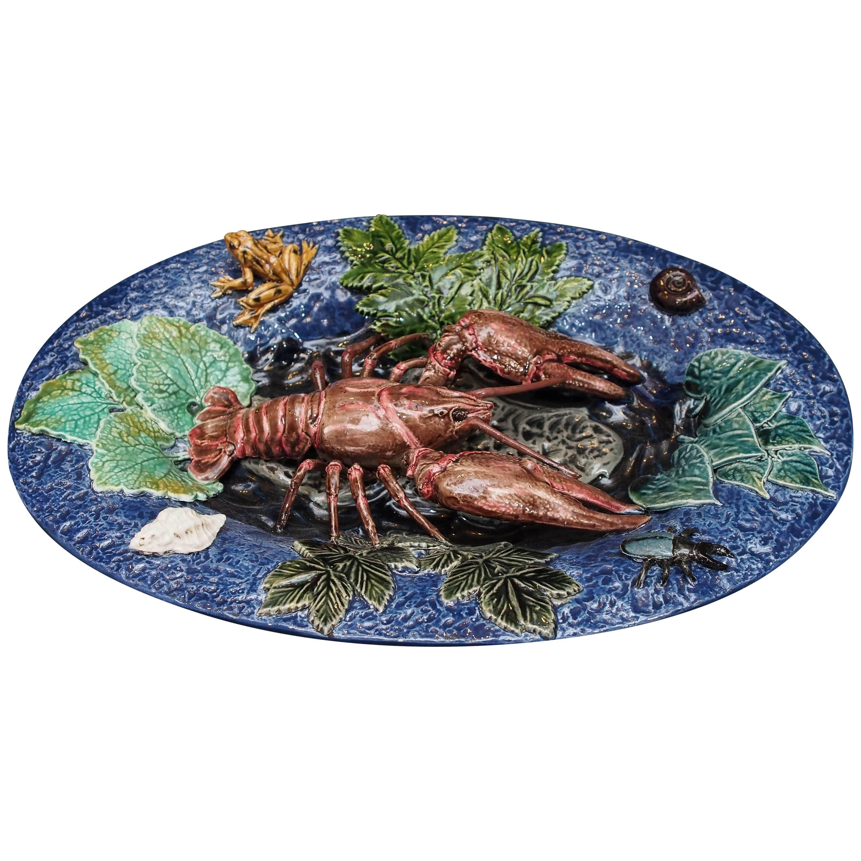 Portuguese Pallisy Platter with Langoustine and Frog